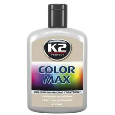 K2 Auto Care Barvna pasta z voskom za prekrivanje prask, K2 Color Max 200ml Sivi