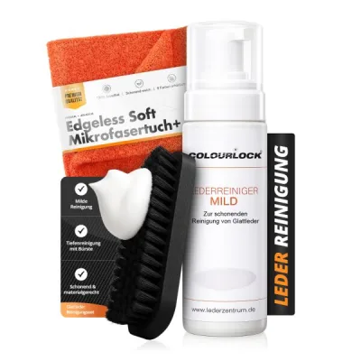 Colourlock Colorlock cuidado de cuero Set Lederreiniger mild + accesorios (3 piezas)