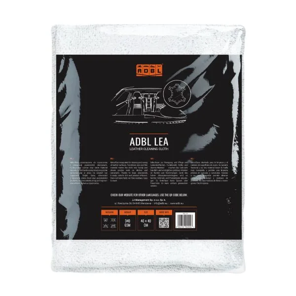 ADBL Lea Lederpflegetuch 340GSM ampliado