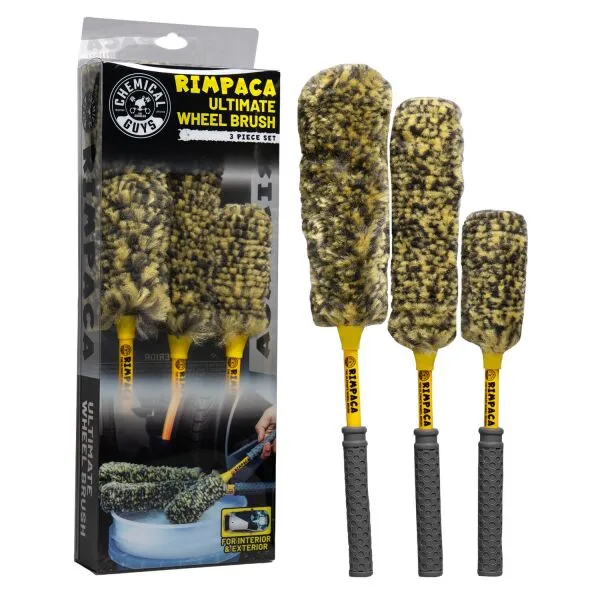 Chemical Guys Rimpaca Ultimate Wheel Brushes Bürstenset 3 piezas ampliado