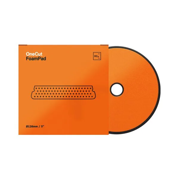 Koch Chemie One Cut Foam Pad esponja de pulido Ø126mm Orange ampliado