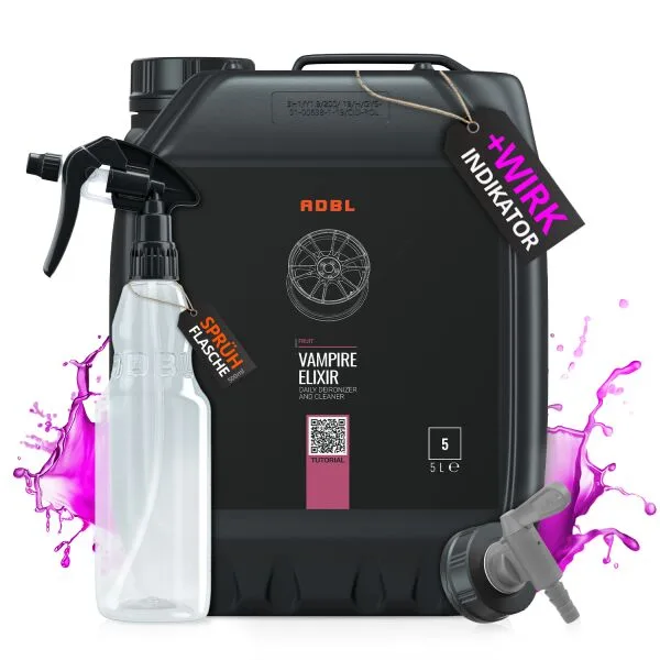 ADBL limpiallantas Set Vampire Elixir 5L + accesorios (3 piezas)