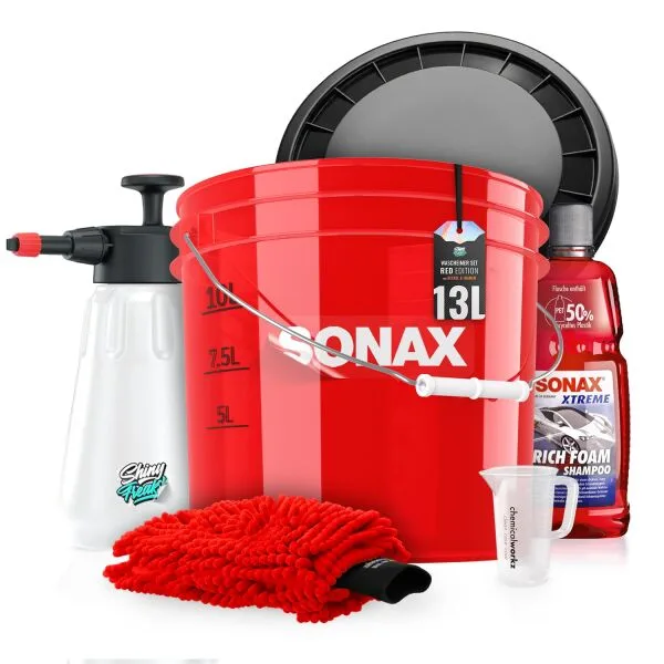 SONAX cubo de lavado-Set 13L RichFoam + accesorios (8 piezas)