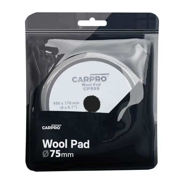 CarPro Naturwolle pad de pulido duro ampliado