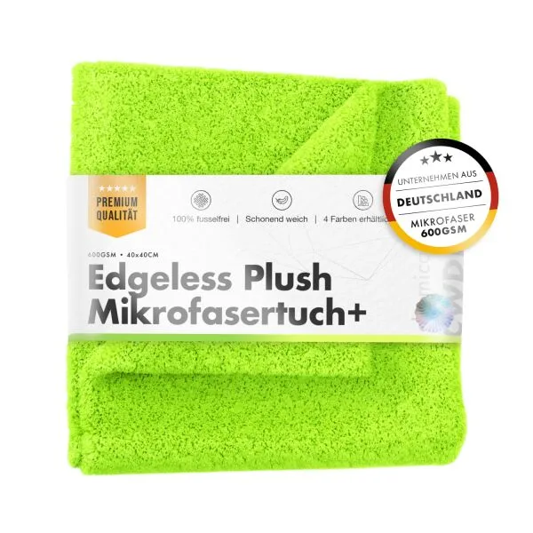 ChemicalWorkz Edgeless Plush Toall 600GSM verde paño de pulido 40 cm ampliado