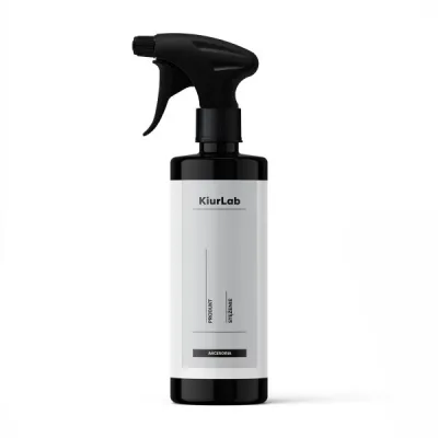 Kiurlab Botella vacía con pulverizador negro 1 l