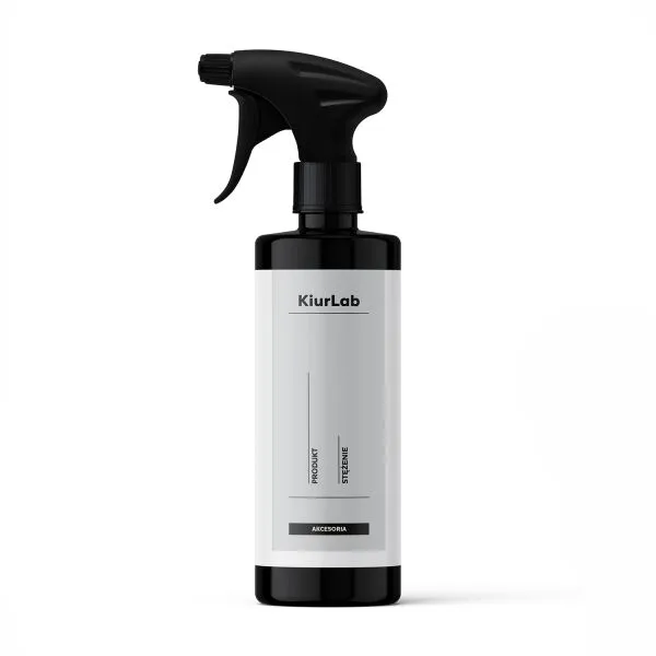 Kiurlab Botella vacía con pulverizador negro 1 L ampliado