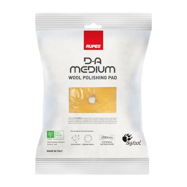 RUPES D-A Medium pad de lana de pulido medium