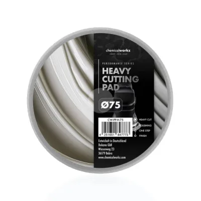 ChemicalWorkz Heavy Cutting Performance Pad 75mm gris