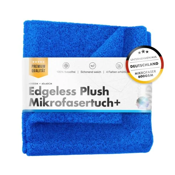 ChemicalWorkz Edgeless Plush Toall 600GSM azul paño de pulido 40 cm