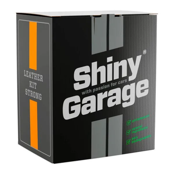 Shiny Garage Leather Kit Strong Lederpflegeset ampliado