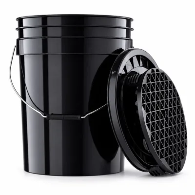 ChemicalWorkz cubo de lavado Set 20 Liter negro + Basic accesorios negro (3 piezas)