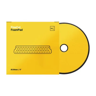 Koch Chemie Fine Cut Foam Pad esponja de pulido Ø150mm amarillo