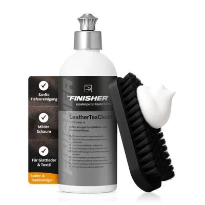 The Finisher by Koch Chemie cuidado de cuero Set LeatherTexClean + Bürste (2 piezas)