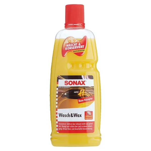 SONAX Wasch&Wax champú para coches 1 L ampliado