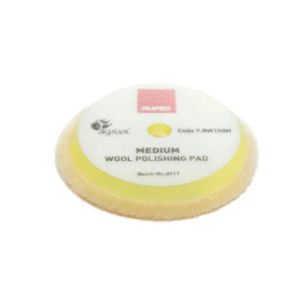 RUPES BigFoot pad de lana de pulido Medium 125mm medio-duro ampliado