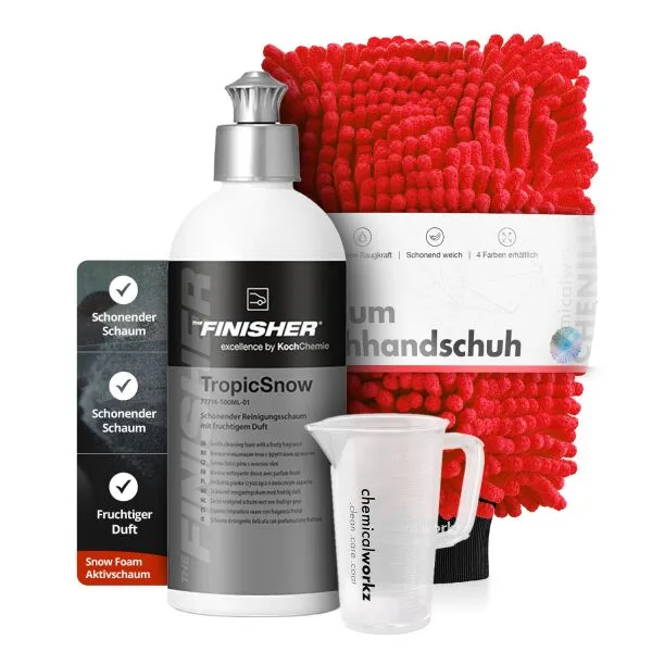 The Finisher by Koch Chemie Espuma de prelavado Set TropicSnow + accesorios (3 piezas)