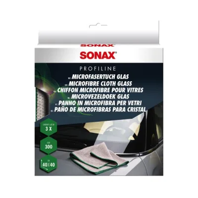 SONAX MicrofaserTuch cristal (3St.)
