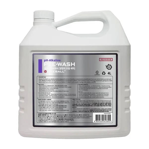 Fireball Prelavado pH-Alkaline champú para coches 4 L ampliado
