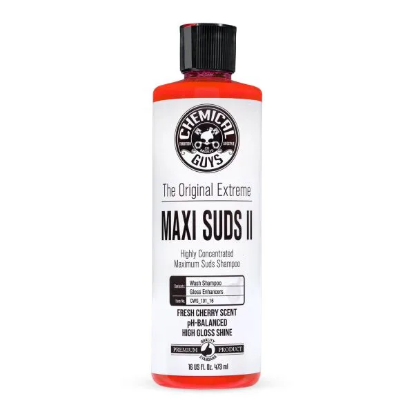 Chemical Guys Maxi Suds II Super Schaum champú para coches 473 ml ampliado