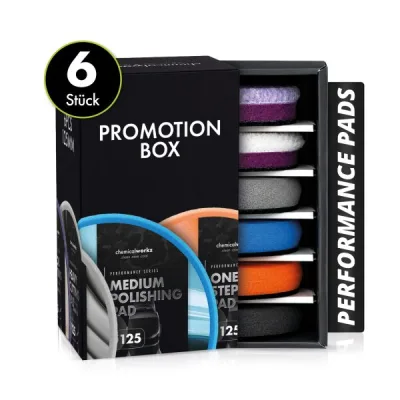 ChemicalWorkz Performance Pads Promotion Box 6tlg. 125 mm