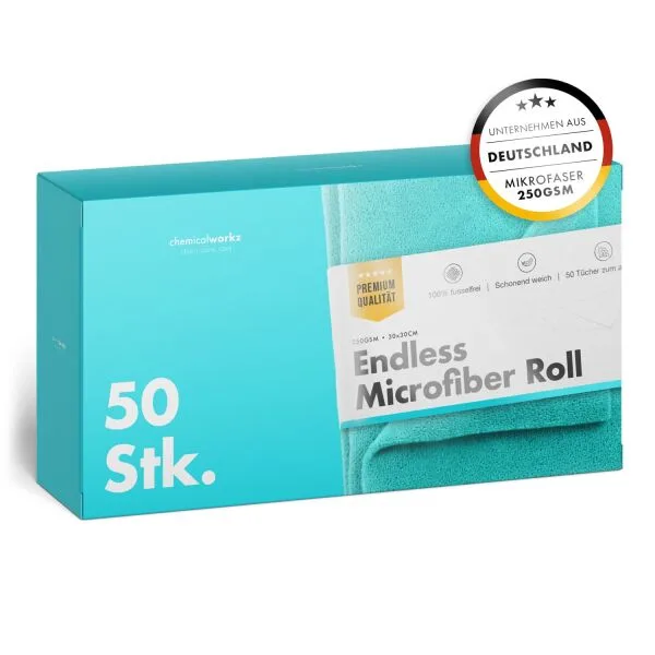 ChemicalWorkz Rollo de microfibra sin fin Türkis 250GSM