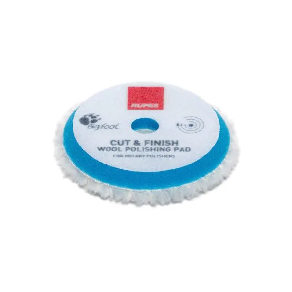 RUPES BigFoot Woll-esponja de pulido para Rotationspolierer Cortar & Final 75mm duro ampliado