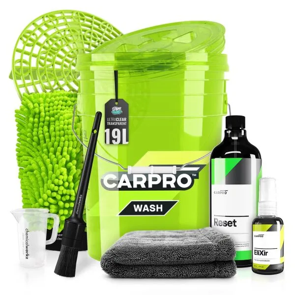 CarPro cubo de lavado Set 19L Clear Wash + accesorios (10 piezas) ampliado