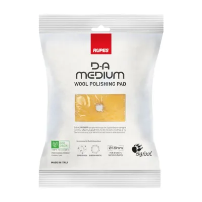 RUPES D-A Medium Wool-pad de pulido 125mm medium