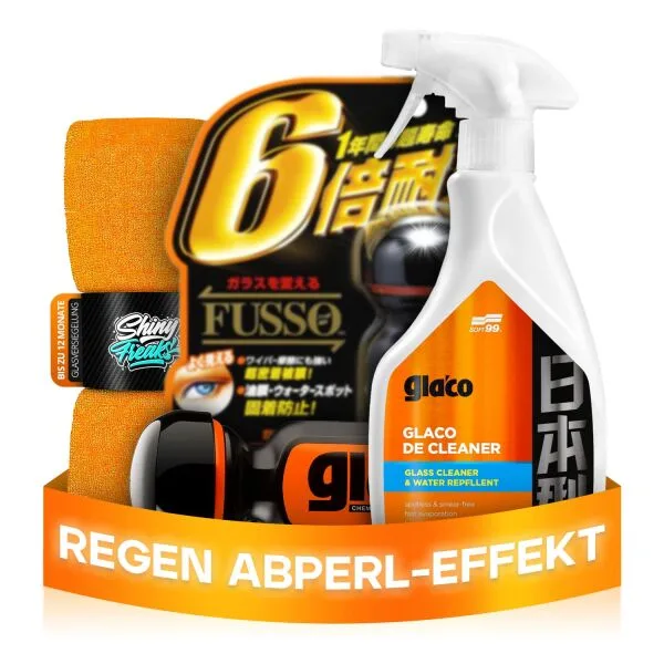 Soft99 cristal Set Glaco De Cleaner & Ultra Glaco + paño (3 piezas) ampliado
