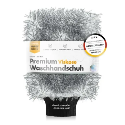 ChemicalWorkz Viskose Guante de lavado 1400GSM gris 28×18×5cm 5 cm