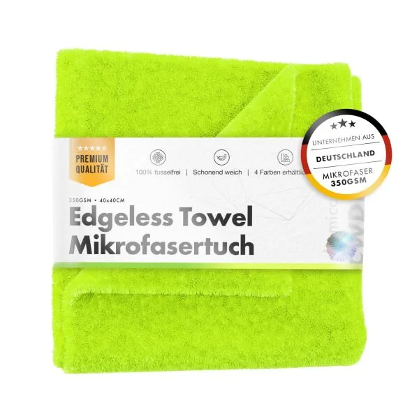 ChemicalWorkz Toalla sin Edgeless 350GSM verde paño de pulido 40 cm ampliado