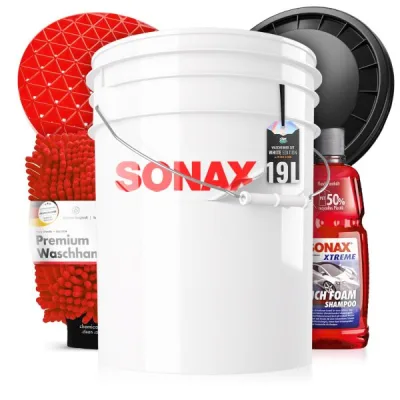 SONAX cubo de lavado-Set 19L RichFoam + accesorios (6 piezas)