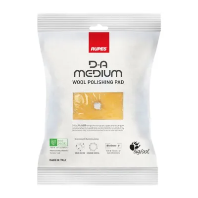 RUPES D-A Medium pad de lana de pulido 150mm medium