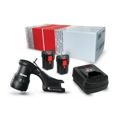 RUPES BigFoot HLR75 iBrid Mini pulidora Batería-Kit, 4 piezas