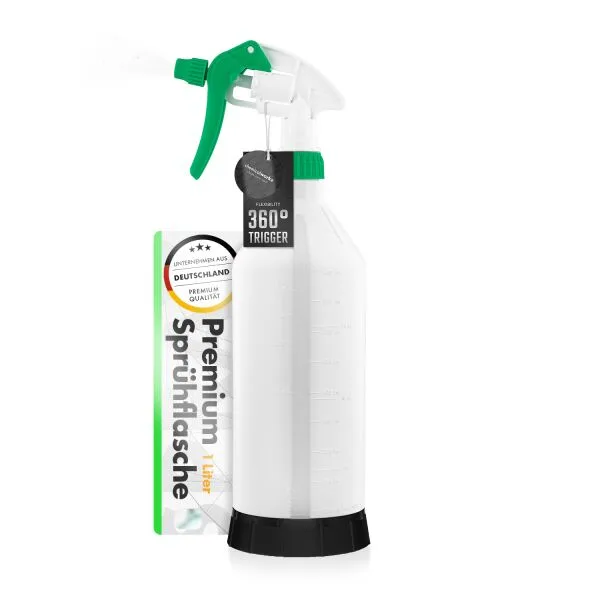 ChemicalWorkz botella de pulverización química Green con 360° Canyon Trigger 1 L