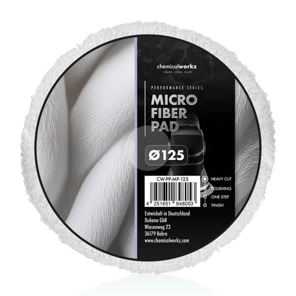 ChemicalWorkz Microfiber Performance Pad 125 mm ampliado