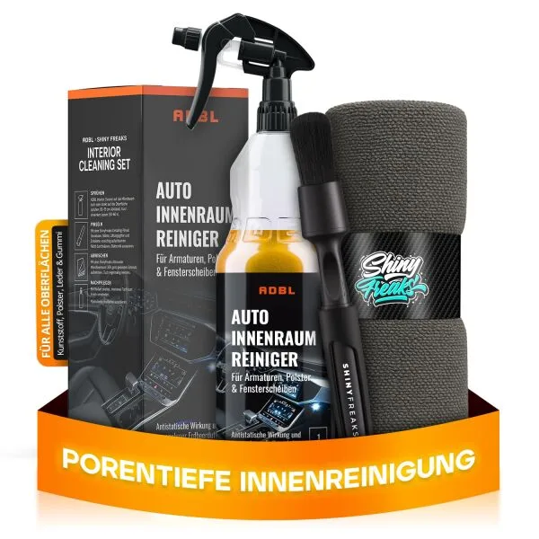 ADBL Innenraum Set Limpiador de interiores 1L + accesorios (4 piezas)