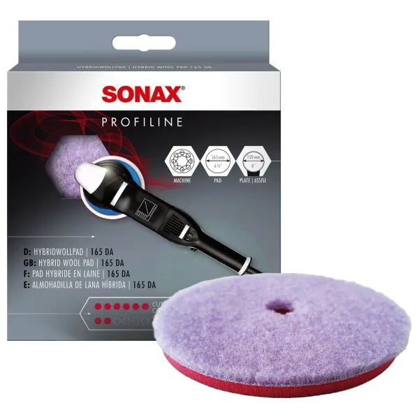 SONAX HybridWollPad 165 DA ampliado