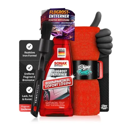 SONAX limpiador de pintura Set FlugrostEntferner 750ml + accesorios (4 piezas)