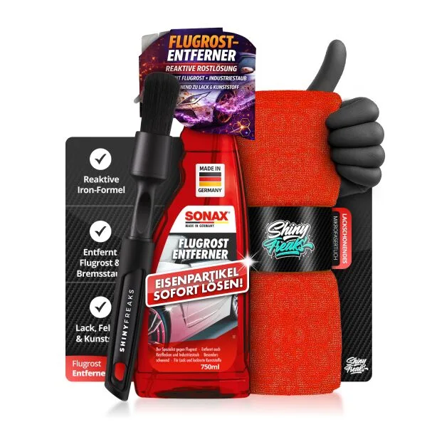 SONAX limpiador de pintura Set FlugrostEntferner 750ml + accesorios (4 piezas)