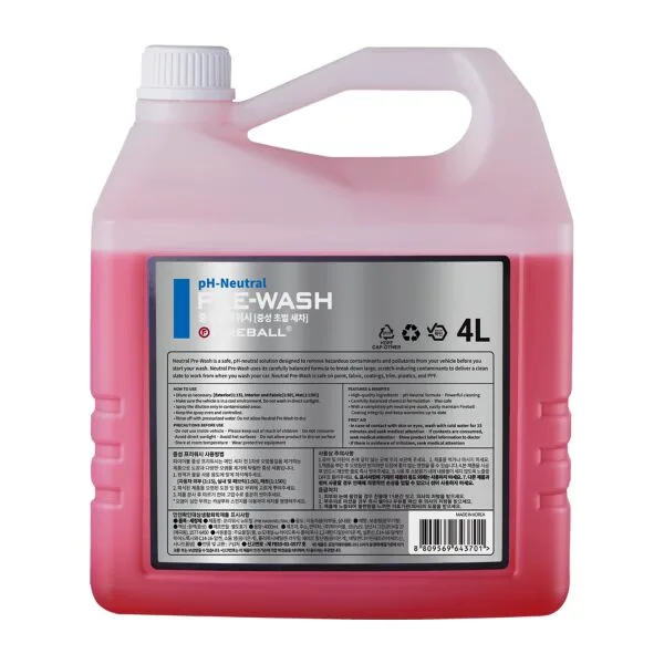 Fireball Prelavado pH-Neutral champú para coches 4 L ampliado