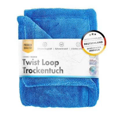 ChemicalWorkz Shark Twisted Loop Towel 1400GSM azul paño de secado