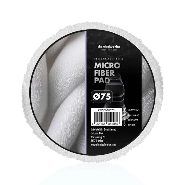 ChemicalWorkz Microfiber Performance Pad 75 mm ampliado