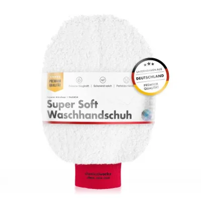 ChemicalWorkz Guante de lavado rojo Waschhandschuh superweich