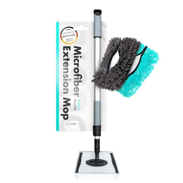 ChemicalWorkz Microfiber Extension Mop ampliado