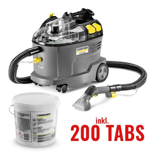 Kärcher Puzzi 8/1 Waschsauger inkl. RM 760 Carpet Pro iCapsol 200 Tabs