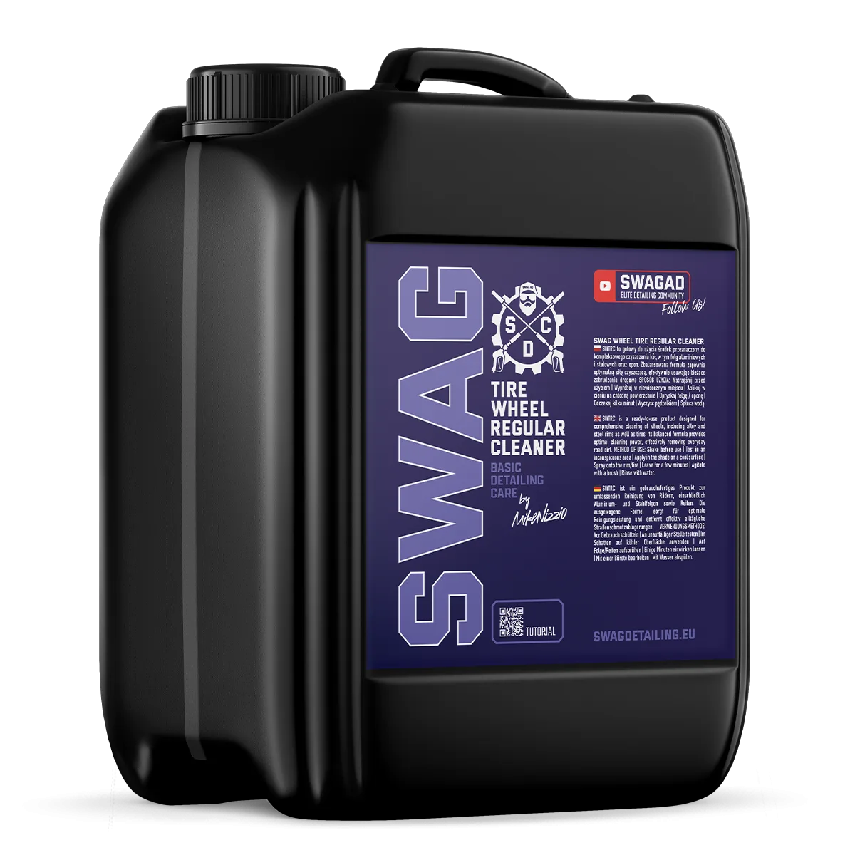 Swag Basic Tire Wheel Regular Cleaner — limpiador de llantas y neumáticos 5 L ampliado