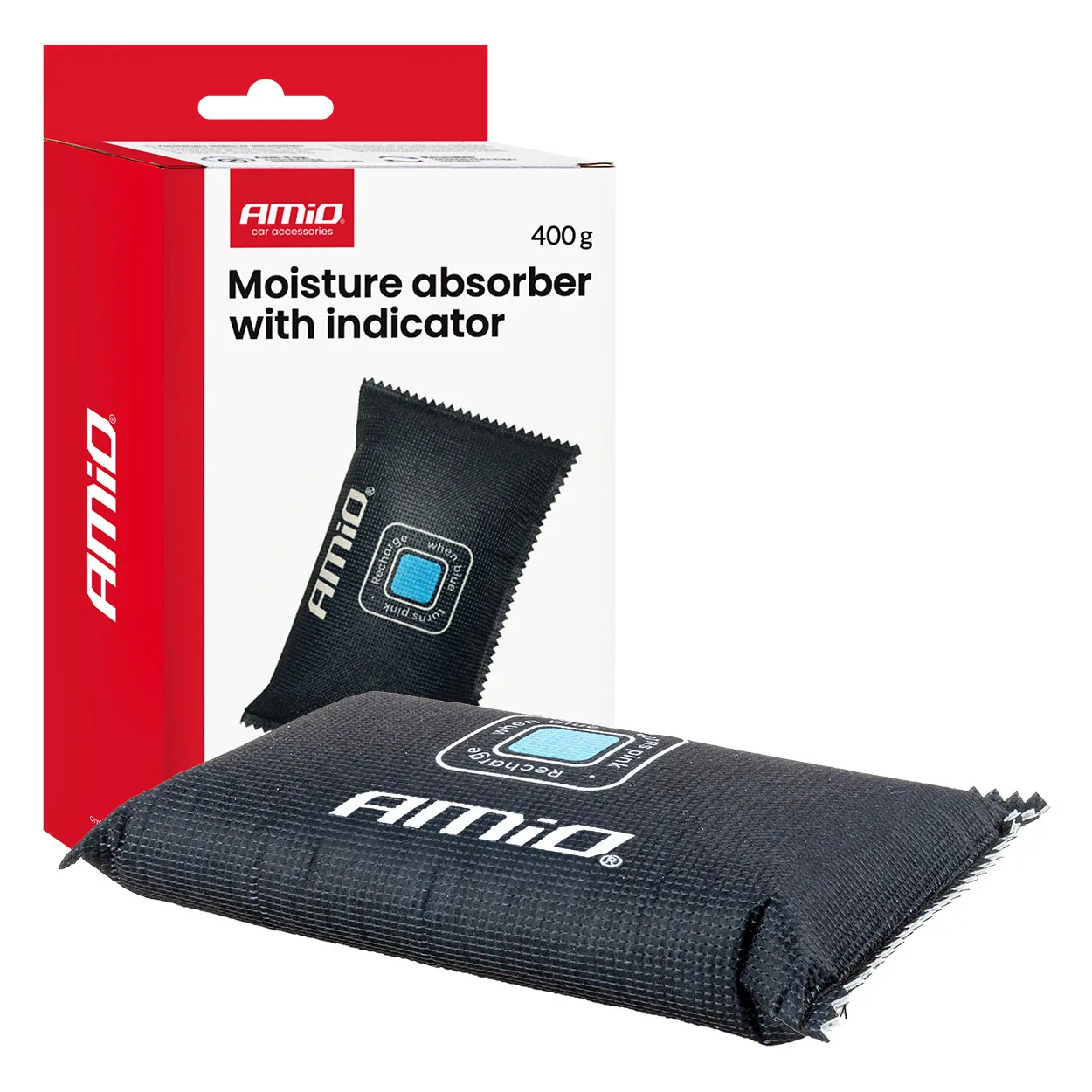 AMiO Absorbedor de humedad con indicador 400 g 400 g ampliado